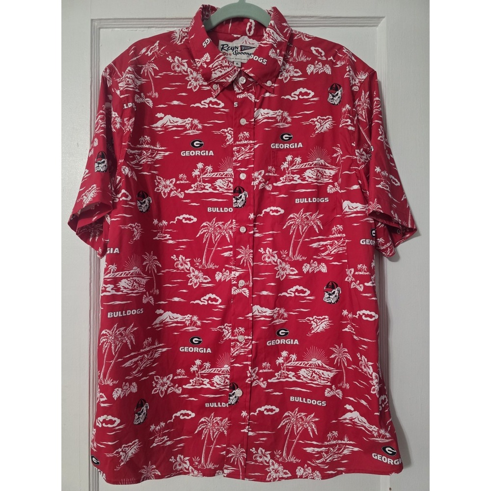 NWT Reyn Spooner UGA Georgia Bulldogs Performance Polo Men XL